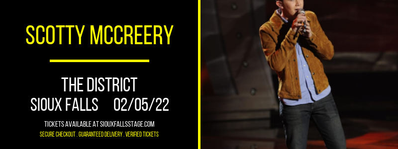 Scotty McCreery at The District tickets Scotty McCreery at The District