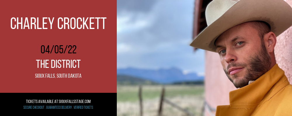 Charley Crockett at The District tickets Charley Crockett at The District