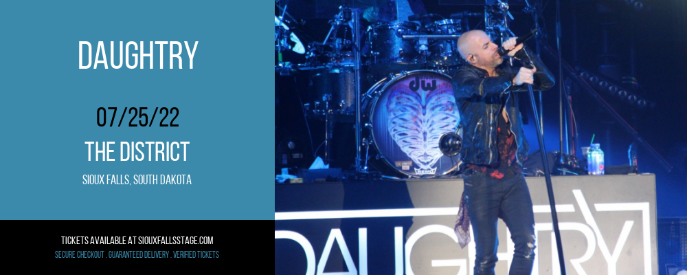 Daughtry at The District tickets Daughtry at The District