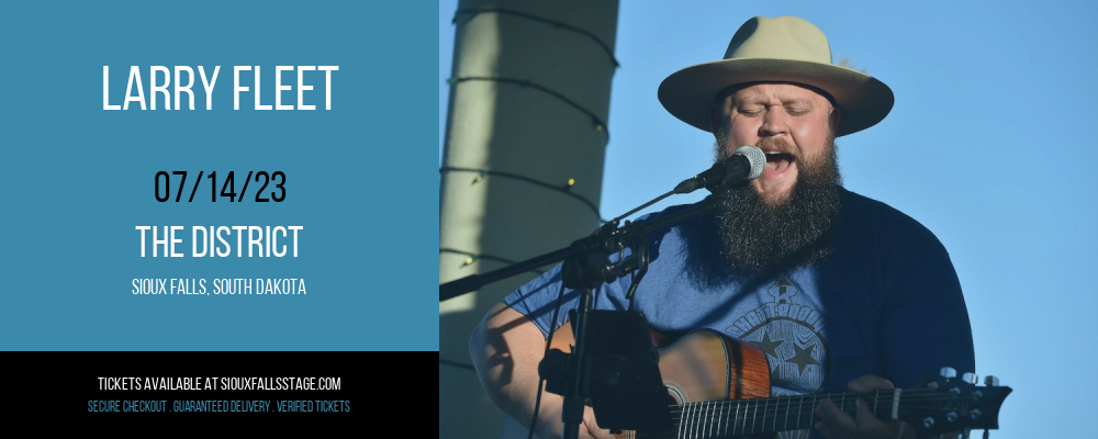 Larry Fleet at The District tickets Larry Fleet at The District