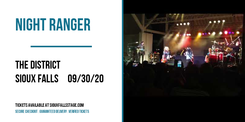 Night Ranger at The District tickets Night Ranger at The District