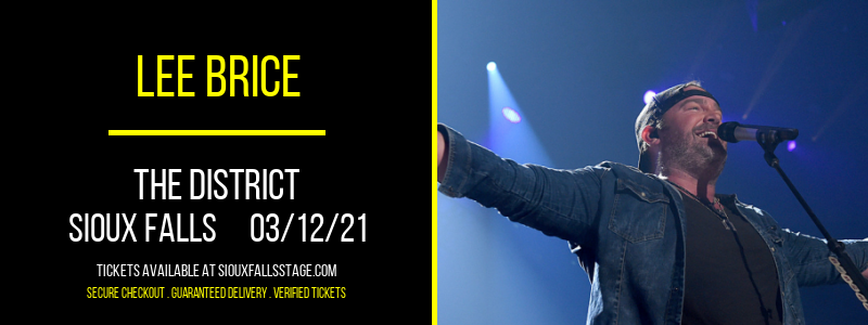 Lee Brice at The District tickets Lee Brice at The District