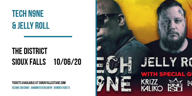 Tech N9ne & Jelly Roll [POSTPONED] at The District