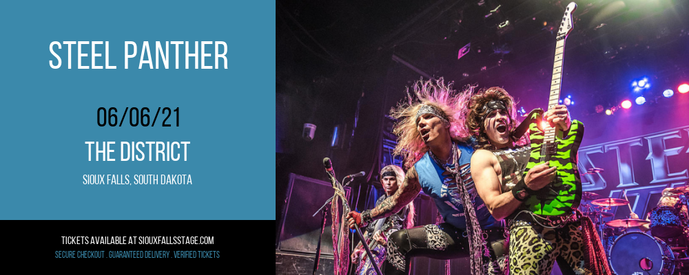 Steel Panther at The District tickets Steel Panther at The District