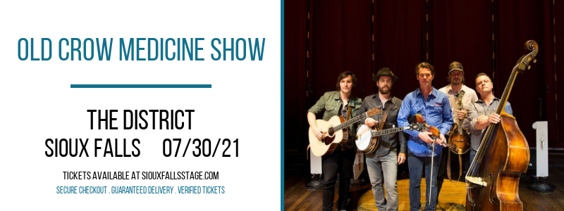 Old Crow Medicine Show at The District tickets Old Crow Medicine Show at The District