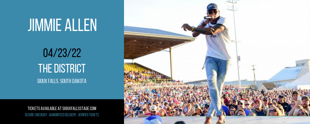Jimmie Allen at The District tickets Jimmie Allen at The District