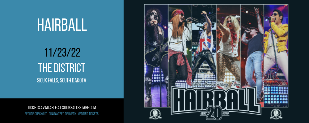 Hairball at The District tickets Hairball at The District