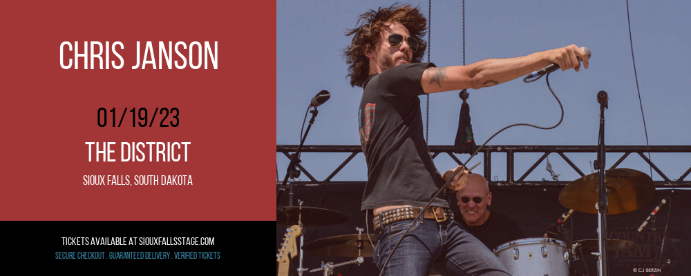 Chris Janson at The District tickets Chris Janson at The District