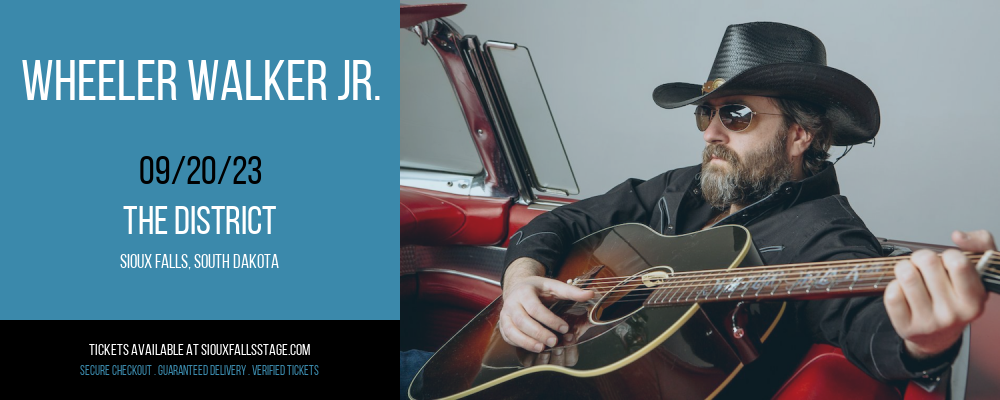 Wheeler Walker Jr. at The District tickets Wheeler Walker Jr. at The District